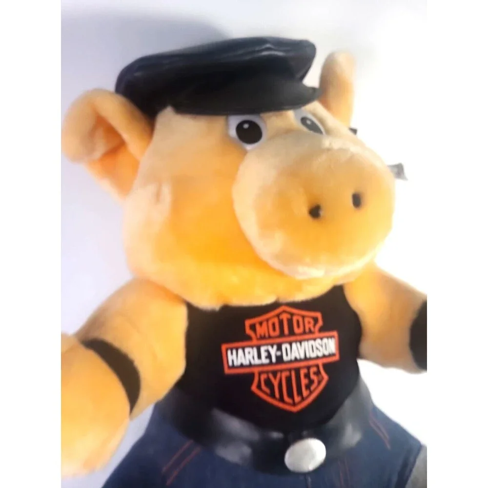 Harley Davidson Hog‎ Plush Biker Pig 14